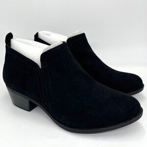 New Torrid Black Side Dip Ankle Bootie - Size 8WW